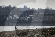 Finding calm: the Thames at low tide during lockdown. Photographer David Levene found himself drawn to water, and the River Thames at low tide, for his second lockdown photo diary.