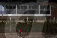 Finding calm: the Thames at low tide during lockdown. Photographer David Levene found himself drawn to water, and the River Thames at low tide, for his second lockdown photo diary.