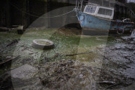 Finding calm: the Thames at low tide during lockdown. Photographer David Levene found himself drawn to water, and the River Thames at low tide, for his second lockdown photo diary.