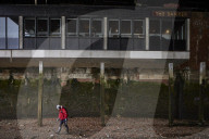 Finding calm: the Thames at low tide during lockdown. Photographer David Levene found himself drawn to water, and the River Thames at low tide, for his second lockdown photo diary.