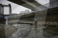 Finding calm: the Thames at low tide during lockdown. Photographer David Levene found himself drawn to water, and the River Thames at low tide, for his second lockdown photo diary.