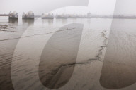 Finding calm: the Thames at low tide during lockdown. Photographer David Levene found himself drawn to water, and the River Thames at low tide, for his second lockdown photo diary.