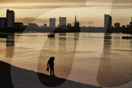 Finding calm: the Thames at low tide during lockdown. Photographer David Levene found himself drawn to water, and the River Thames at low tide, for his second lockdown photo diary.