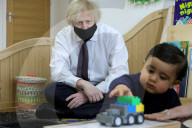 Prime Minister Boris Johnson visit's Monkey Puzzle Nursery