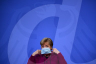 NEWS - Coronavirus: Bundeskanzlerin Merkel nach dem virtuellen EU-Gipfel im Berliner Kanzleramt