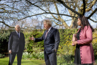 Prime Minister Boris Johnson with MPs sanctioned by China