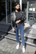 Iris Mittenaere leaving Cherie Radio in Paris