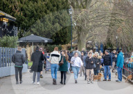 Walkers in Richmond as the “Stay at Home” advice ends on Monday.