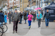 Members of the public in Putney as the “Stay at Home” advice ends on Monday.