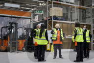 The Prime Minister Boris Johnson visits B&Q Middlesbrough
