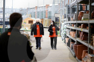 The Prime Minister Boris Johnson visits B&Q Middlesbrough