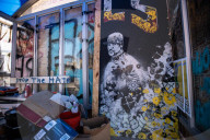 NEWS - Ein Ort des Gedenkens: George Floyd Square an der Ecke 38. und Chicago In Minneapolis, Minnesota
