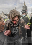 Kill the Bill protest against the government's proposed Police, Crime, Sentencing and Courts Bill takes place in London