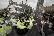 Kill the Bill protest against the government's proposed Police, Crime, Sentencing and Courts Bill takes place in London