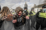 Kill the Bill protest against the government's proposed Police, Crime, Sentencing and Courts Bill takes place in London