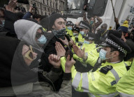 Kill the Bill protest against the government's proposed Police, Crime, Sentencing and Courts Bill takes place in London