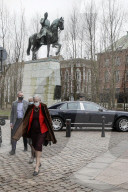 ROYALS - Königin Margrethe besucht den Ostergottesdienst in Aarhus