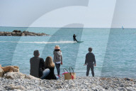 Atmosphere on the French Riviera during the 3rd containment - France