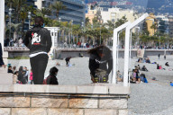 Atmosphere on the French Riviera during the 3rd containment - France