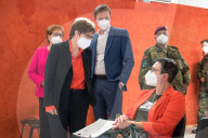 NEWS - Coronavirus: Das Impfzentrum der Bundeswehr startet den Rund-um-die-Uhr-Impfbetrieb in Lebach