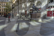 As the UK's lockdown restriction ease Londoners begin to go about their business a little more in the spring sunshine. 
