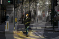 As the UK's lockdown restriction ease Londoners begin to go about their business a little more in the spring sunshine. 