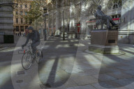 As the UK's lockdown restriction ease Londoners begin to go about their business a little more in the spring sunshine. 