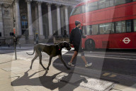 As the UK's lockdown restriction ease Londoners begin to go about their business a little more in the spring sunshine. 
