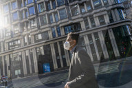 As the UK's lockdown restriction ease Londoners begin to go about their business a little more in the spring sunshine. 