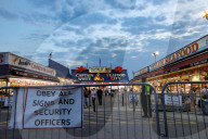 NEWS - Coronavirus: Sonnenuntergang an der Southwest Waterfront in Washington DC