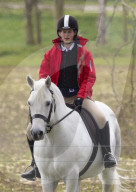 Lady Louise Windsor Heads Out for an Early Morning Ride