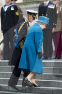 British Royals attend a service of commemoration at St Paul's Cathedral, London