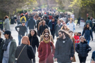 NEWS - Coronavirus: Einwohner Londons spazieren im Regents Park