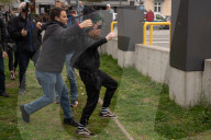 NEWS - Coronavirus:  Corona-Proteste in Frankfurt