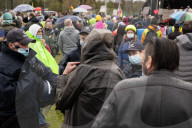 NEWS - Coronavirus:  Corona-Proteste in Frankfurt
