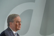 NEWS -  Rückendeckung durch Präsidium und Vorstand der CDU: Parteichef Armin Laschet bei der Pk in Berlin