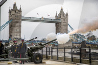 Royal Gun Salute for the Duke of Edinburgh at the Tower of London