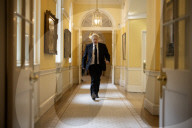 Prime Minister Boris Johnson leaves for PMQ's