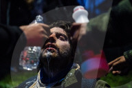 NEWS - Für den bei einer Polizeikontrolle getöteten Daunte Wright: Proteste vor dem Brooklyn Center Police Department