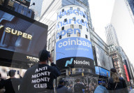NEWS -  Börsengang von Coinbase Global an der Nasdaq, New York