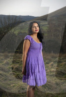 Writer and Journalist Anita Sethi photographed near Edale in the Peak District, Derbyshire.
