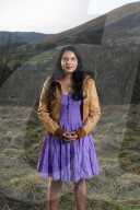 Writer and Journalist Anita Sethi photographed near Edale in the Peak District, Derbyshire.