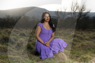 Writer and Journalist Anita Sethi photographed near Edale in the Peak District, Derbyshire.