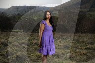 Writer and Journalist Anita Sethi photographed near Edale in the Peak District, Derbyshire.