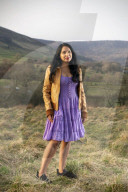 Writer and Journalist Anita Sethi photographed near Edale in the Peak District, Derbyshire.