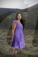 Writer and Journalist Anita Sethi photographed near Edale in the Peak District, Derbyshire.