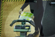 Sports facilities reopen as English lockdown restrictions ease. The Crystal Palace National Sports Centre prepares.