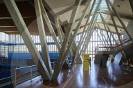 Sports facilities reopen as English lockdown restrictions ease. The Crystal Palace National Sports Centre prepares.