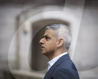Sadiq Khan, Mayor of London poster launch during the Mayor of London election campaign 2021.Sadiq Khan,  Mayor of London.