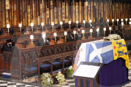 ROYALS - Beerdigung von Prinz Philip: Queen Elizabeth in der St Georges Chapel